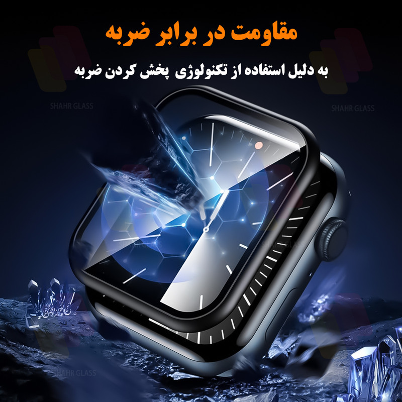 محافظ صفحه نمایش شهر گلس مدل PMMWSH مناسب برای ساعت هوشمند اپل واچ سری 10 42 mm