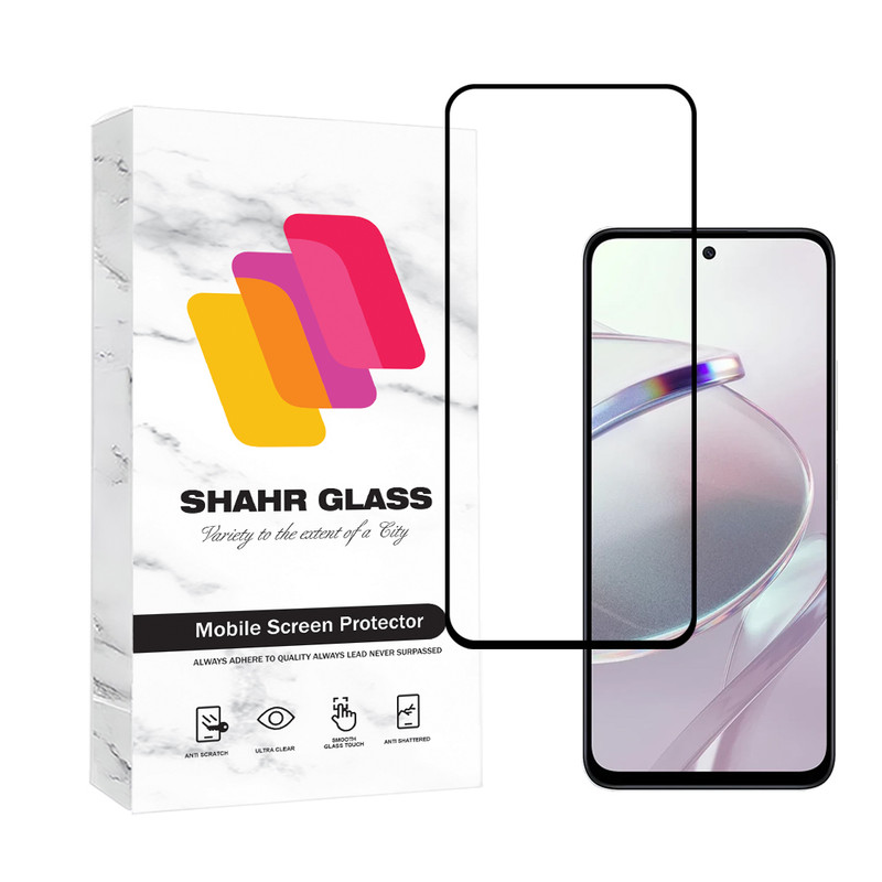 محافظ صفحه نمایش شهر گلس مدل FULPLUSSH مناسب برای گوشی موبایل شیائومی Redmi 12 4G / 5G