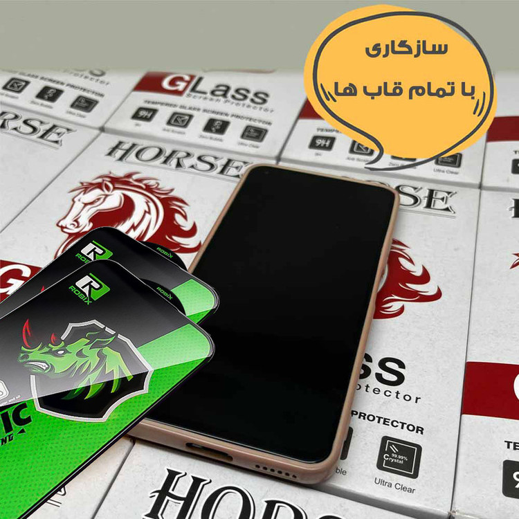 محافظ صفحه نمایش هورس مدل ROBIXH مناسب برای گوشی موبایل شیائومی Redmi 15C 4G / Poco C85