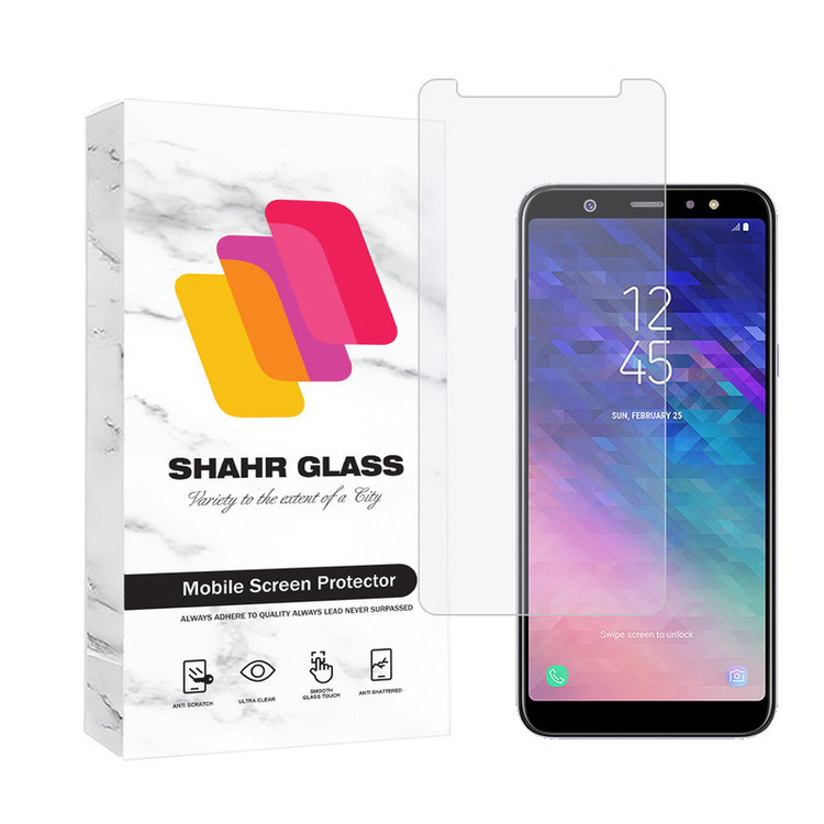 محافظ صفحه نمایش شهر گلس مدل SIMPLSH مناسب برای گوشی موبایل سامسونگ Galaxy A6 Plus 2018