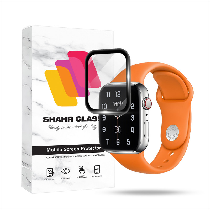 محافظ صفحه نمایش شهر گلس مدل PMMWSH مناسب برای ساعت هوشمند اپل واچ Series 4 / SE / SE 2 44 mm