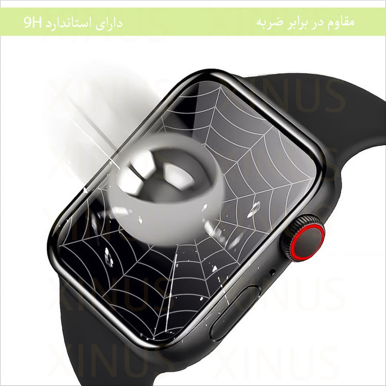 محافظ صفحه نمایش ژینوس مدل XWPM مناسب برای اپل واچ سایز 46mm سری 10