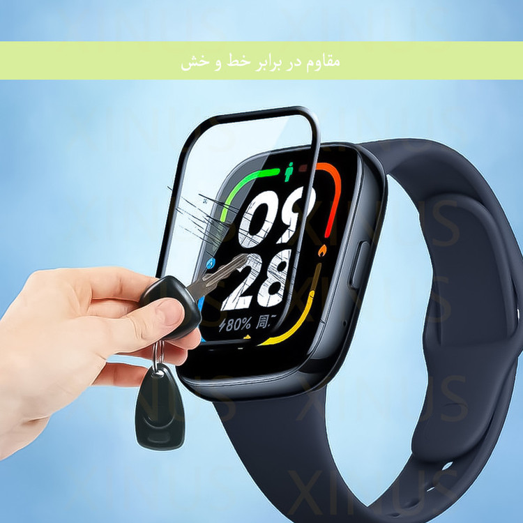 محافظ صفحه نمایش ژینوس مدل XWPM مناسب برای اپل واچ سایز 46mm سری 10