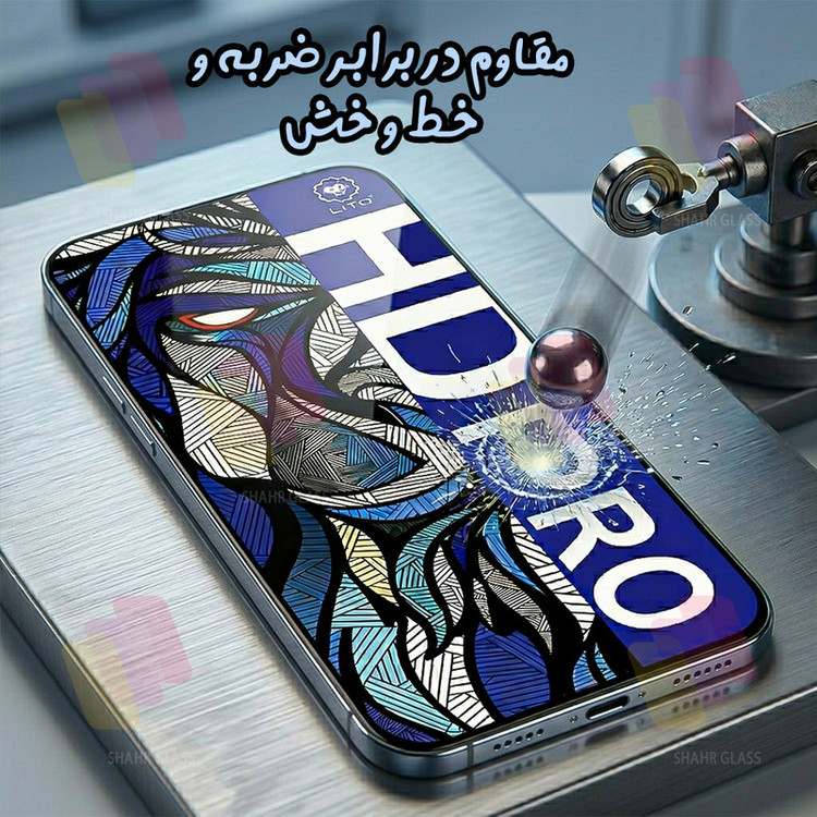 محافظ صفحه نمایش شهر گلس مدل LITOHDS مناسب برای گوشی موبایل اپل iPhone XS