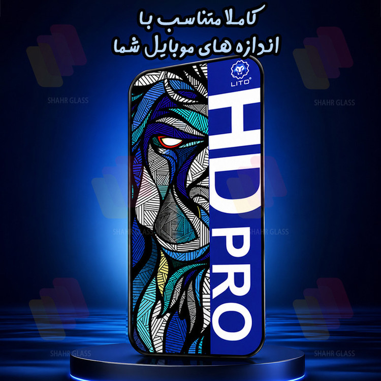 محافظ صفحه نمایش شهر گلس مدل LITOHDS مناسب برای گوشی موبایل اپل iPhone XS