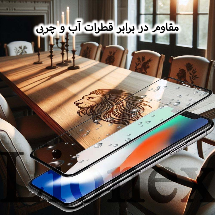 محافظ صفحه نمایش سرامیکی لایونکس مدل CRMSNWLI مناسب برای گوشی موبایل ریلمی C11 / C12 / Narzo 50A / Narzo 50A / C30 / C30s / C35