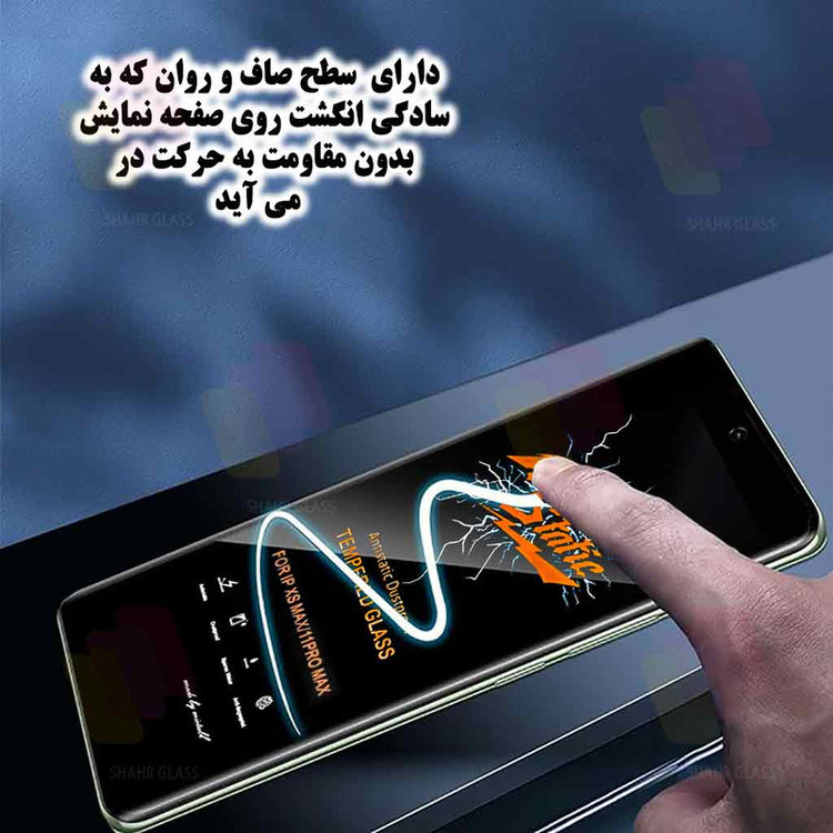 محافظ صفحه نمایش آنتی استاتیک شهر گلس مدل ANTISTA مناسب برای گوشی موبایل اپل iPhone 13 / iPhone 13 Pro / iPhone 14