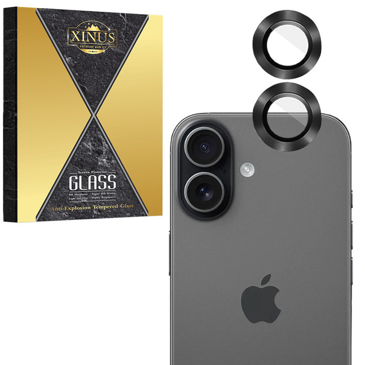محافظ لنز دوربین ژینوس مدل XRING مناسب برای گوشی موبایل اپل iPhone 17