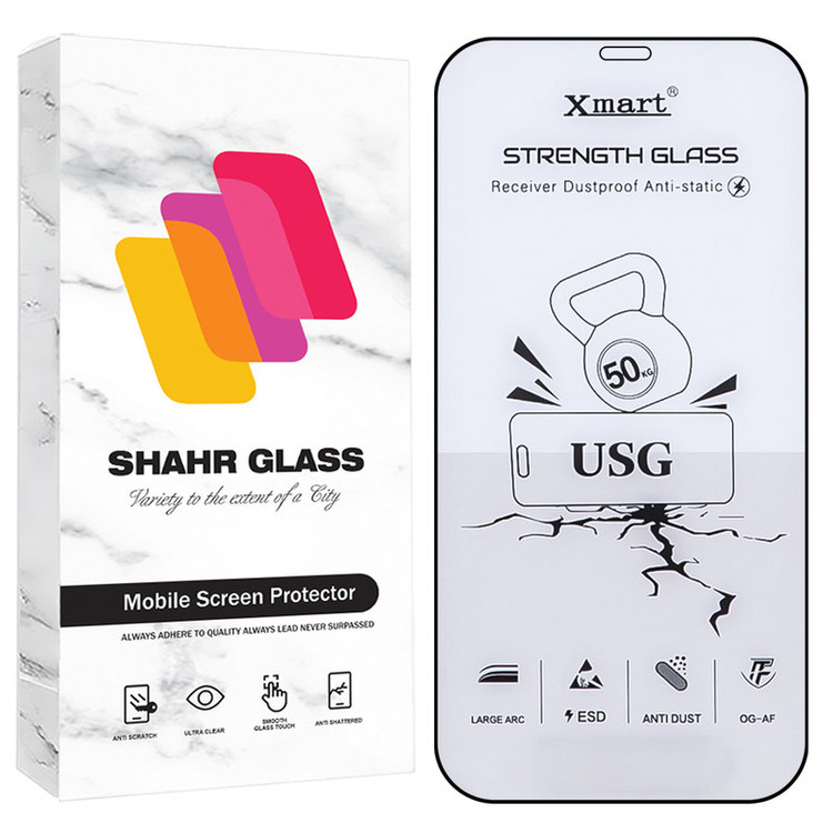 محافظ صفحه نمایش شهر گلس مدل XMTS مناسب برای گوشی موبایل اپل iPhone 12 Pro Max
