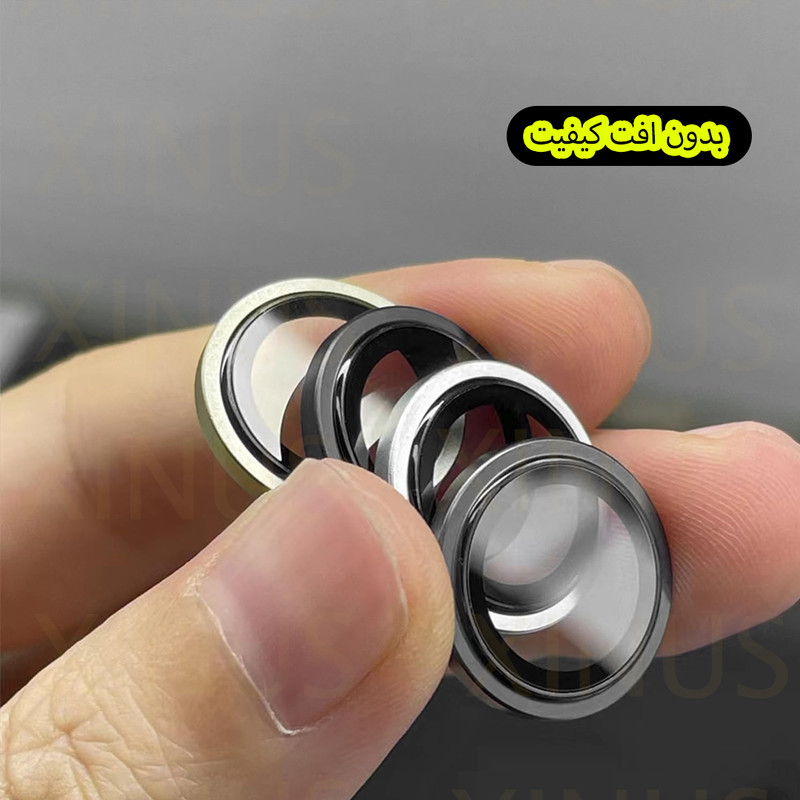 محافظ لنز دوربین ژینوس مدل XRING مناسب برای گوشی موبایل اپل iPhone 12 Pro / iPhone 11 Pro Max / iPhone 11 Pro
