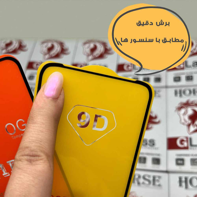 محافظ صفحه نمایش هورس مدل FULGPLUS مناسب برای گوشی موبایل اپل iPhone 13