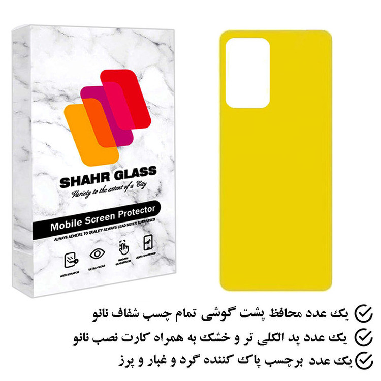 محافظ پشت گوشی نانو شهر گلس مدل TPBSR مناسب برای گوشی موبایل شیائومی Redmi Note 10 Pro
