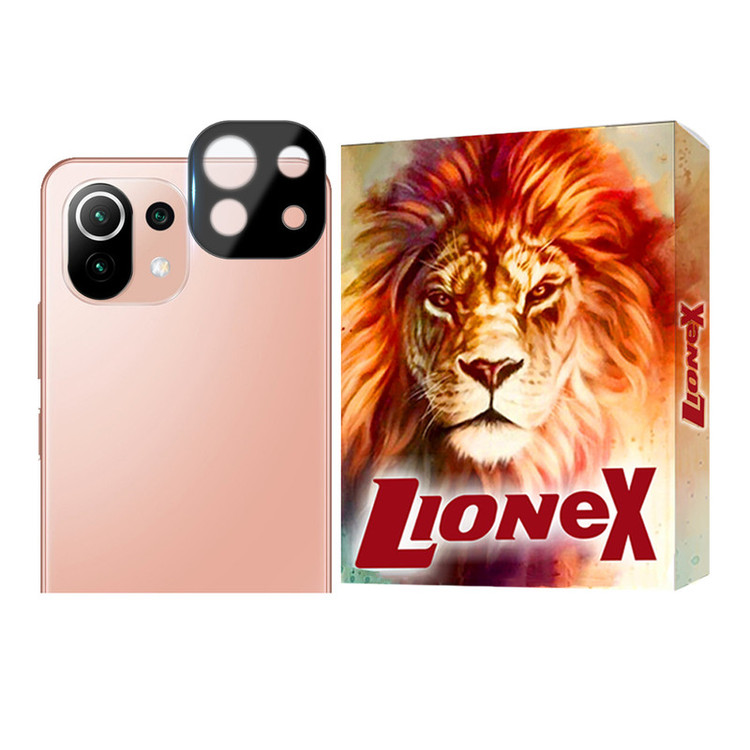 محافظ لنز دوربین لایونکس مدل FULLENSLمناسب برای گوشی موبایل شیائومی Mi 11 Lite 4G / Mi 11 Lite 5G / Mi 11 Lite 5G NE