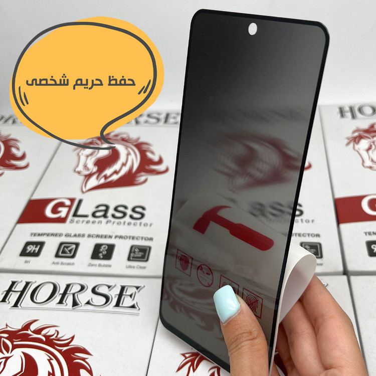 محافظ صفحه نمایش حریم شخصی هورس مدل CERPRIVH مناسب برای گوشی موبایل اپل iPhone 13 Pro Max /14 Plus