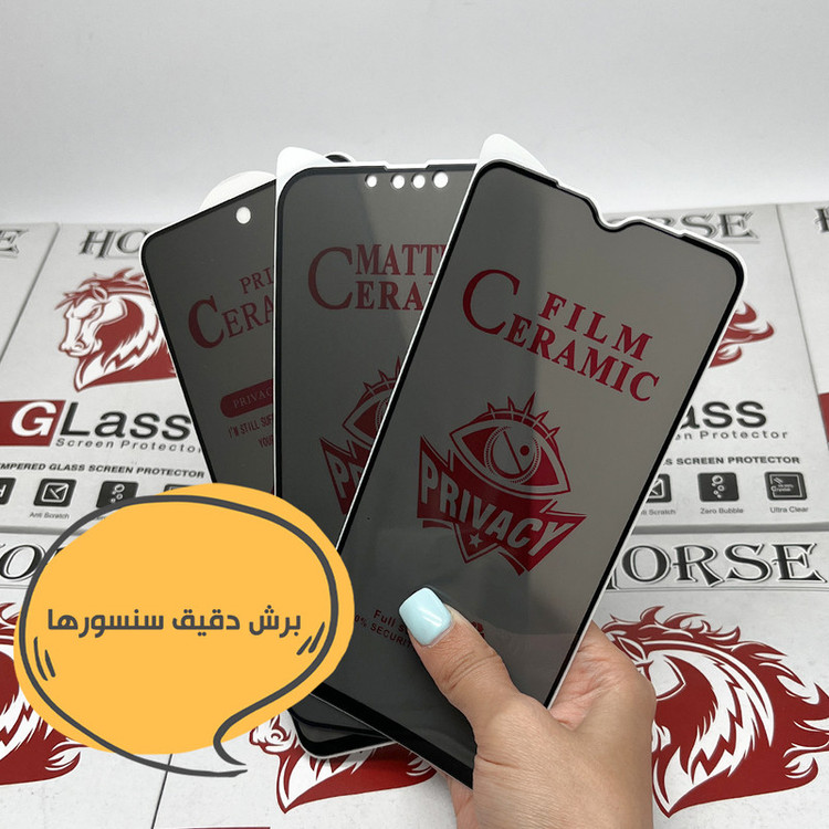 محافظ صفحه نمایش حریم شخصی هورس مدل CERPRIVH مناسب برای گوشی موبایل اپل iPhone 13 Pro Max /14 Plus