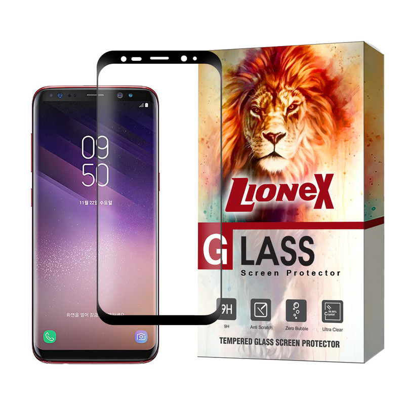 محافظ صفحه نمایش سرامیکی لایونکس مدل EDGCRLION مناسب برای گوشی موبایل سامسونگ Galaxy S8 / Galaxy S9