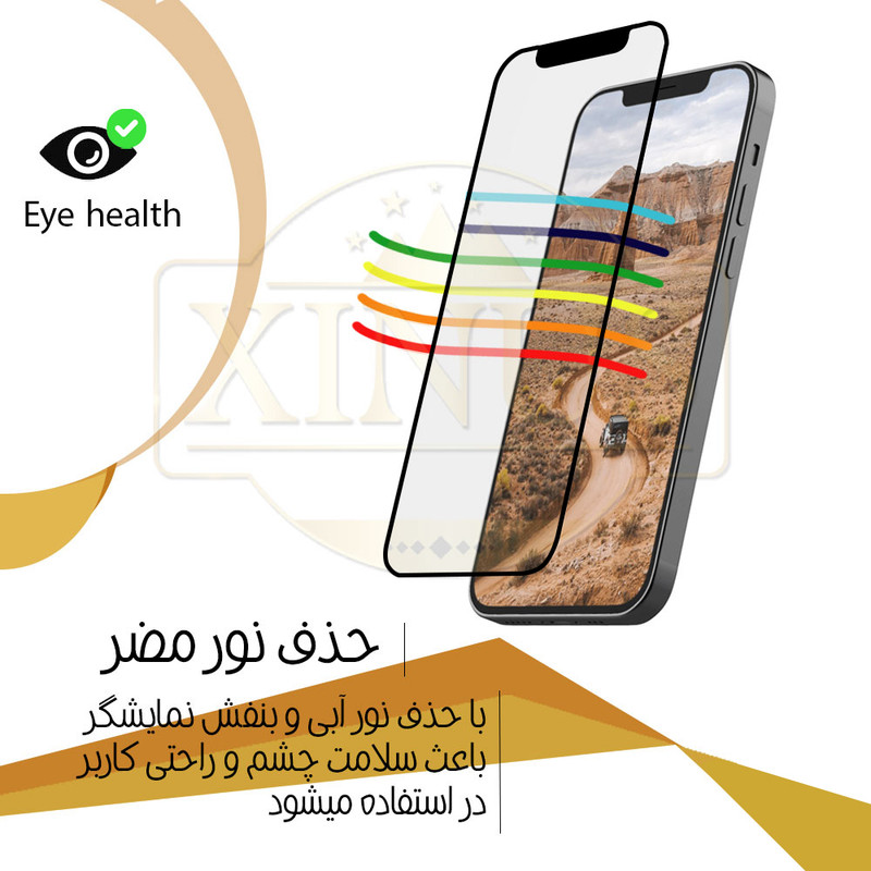 محافظ صفحه نمایش سرامیکی ژینوس مدل CERAMX مناسب برای گوشی موبایل اپل iPhone XR