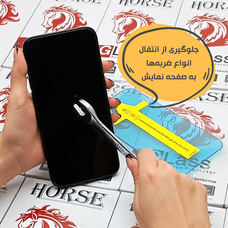 محافظ صفحه نمایش هورس مدل EASYINST مناسب برای گوشی موبایل اپل iPhone 11 / iPhone XR
