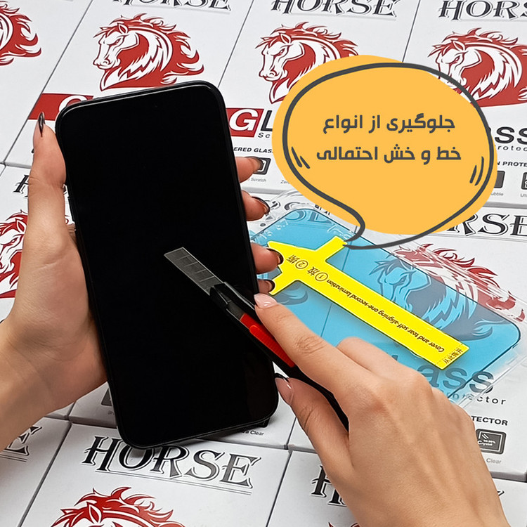 محافظ صفحه نمایش هورس مدل EASYINST مناسب برای گوشی موبایل اپل iPhone 11 / iPhone XR