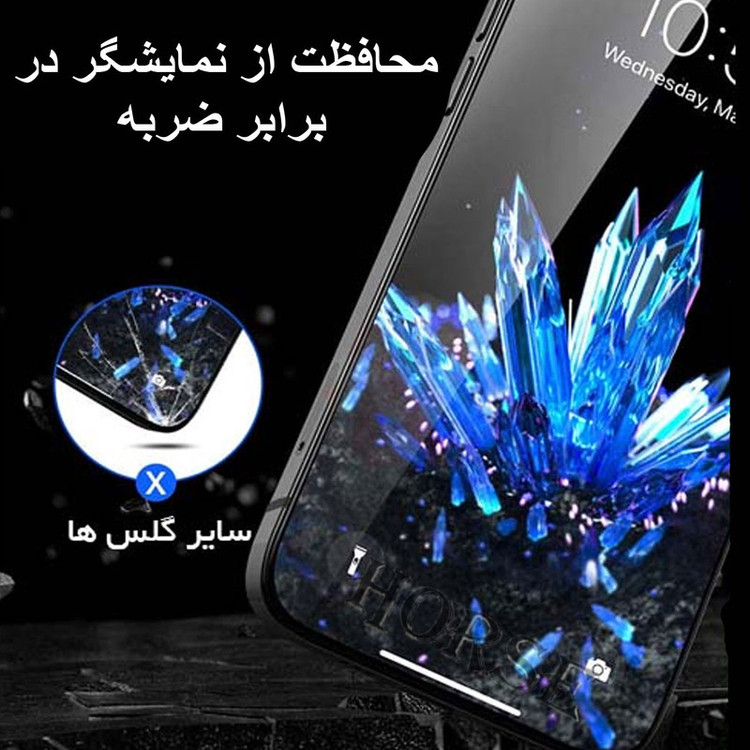 محافظ صفحه نمایش سرامیکی حریم شخصی هورس مدل PRCH مناسب برای گوشی موبایل شیائومی Redmi 8