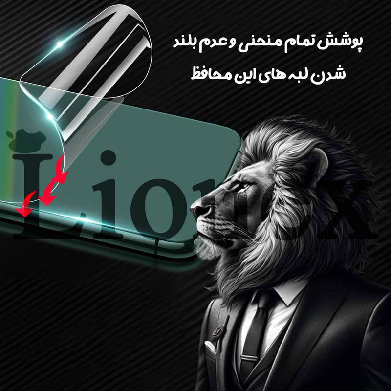 محافظ صفحه نمایش حریم شخصی لایونکس مدل FULLPRIVNANOL مناسب برای گوشی موبایل اپل iPhone 6s / 6 به همراه محافظ پشت گوشی