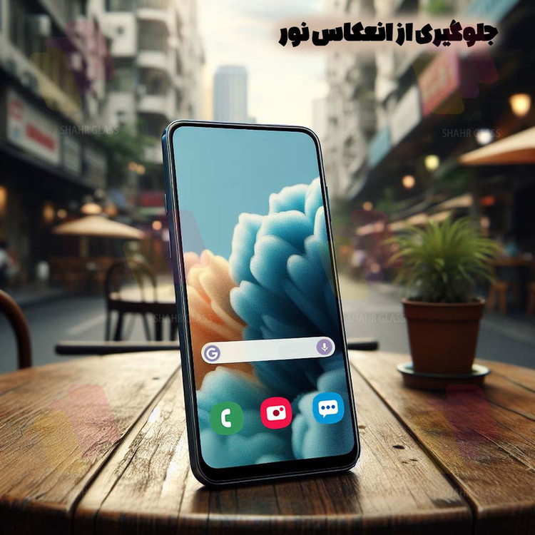 محافظ صفحه نمایش شهر گلس مدل AIRNABKSH مناسب برای گوشی موبایل سامسونگ Galaxy A22 5G به همراه محافظ پشت گوشی