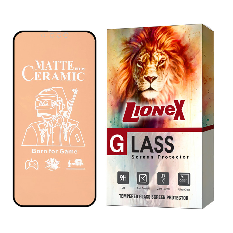 محافظ صفحه نمایش مات لایونکس مدل CERAMICL مناسب برای گوشی موبایل اپل iPhone 13 Pro Max /14 Plus