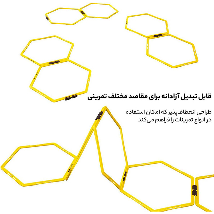 حلقه چابکی پاورجیم مدل 6 ضلعی