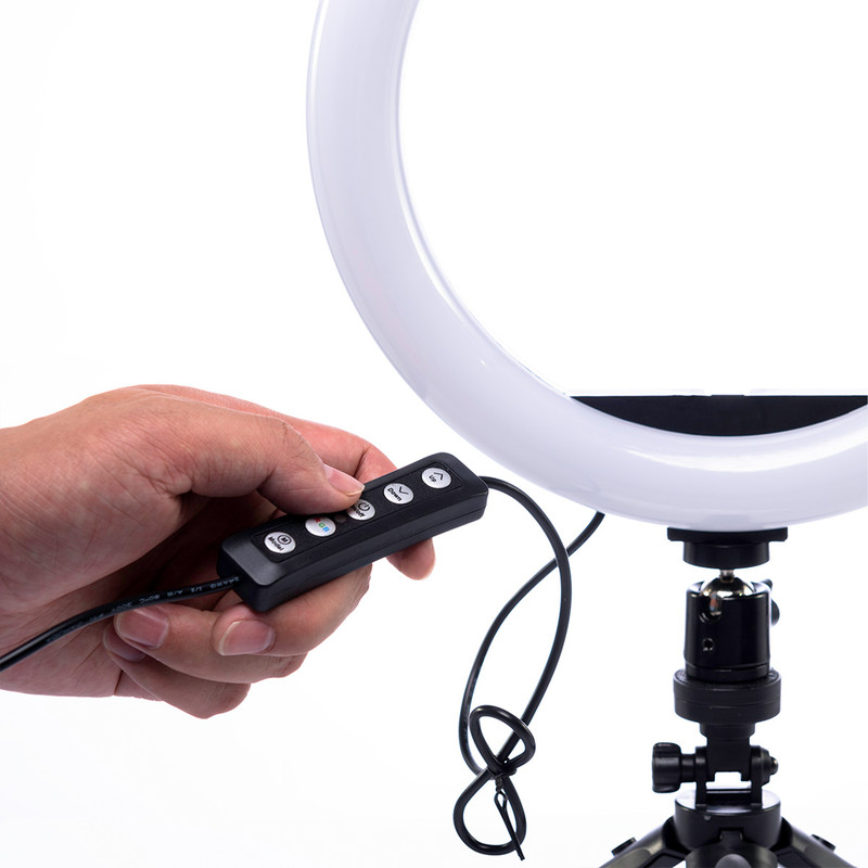 رینگ لایت مدل LJJ-26 RGB-26cm