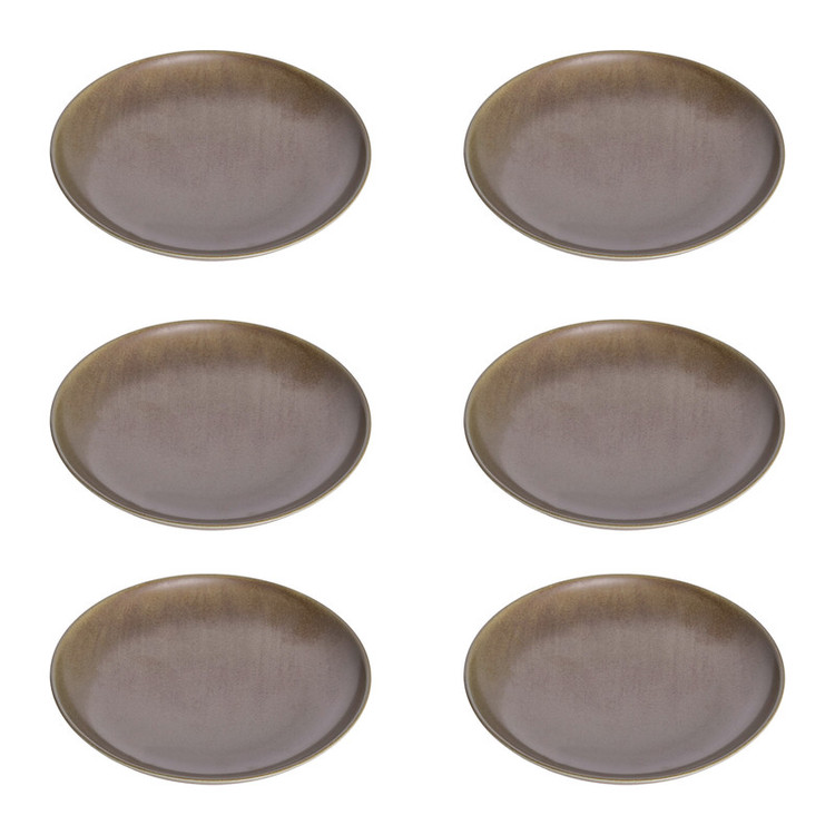 بشقاب میوه خوری بی.وی.کی طرح OLIVE کد 455208 مجموعه 6 عددی