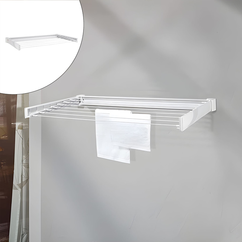 بند رخت دیواری لایف هایت مدل  TELE72 کد 83305