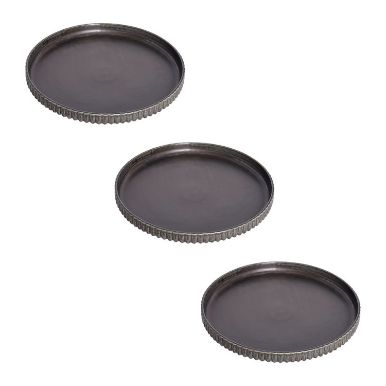 بشقاب غذاخوری بی.وی.کی طرح OLEN کد 455421 مجموعه 3 عددی