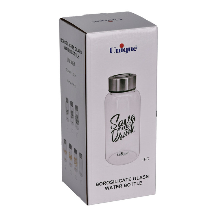 بطری یونیک طرح save water 2 کد 3054