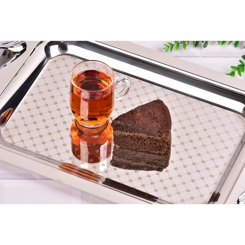 سینی دسته دار یونیک کد 01 - 4033 سایز 30*51 سانتی متر