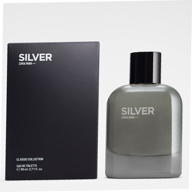 ادو تویلت مردانه زارا مدل MAN SILVER حجم 80 میلی لیتر