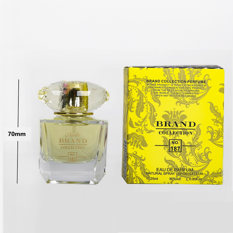 عطر جیبی زنانه نیچ برند کالکشن مدل Yellow Diamond-187 حجم 25 میلی لیتر