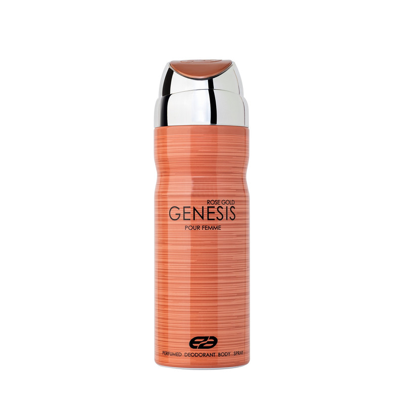 ادو تویلت زنانه عماد آرا مدل Genesis Rose Gold حجم 100 میلی لیتر به همراه اسپری خوشبو کننده بدن زنانه عماد آرا مدل Genesis Rose Gold حجم 200 میلی لیتر
